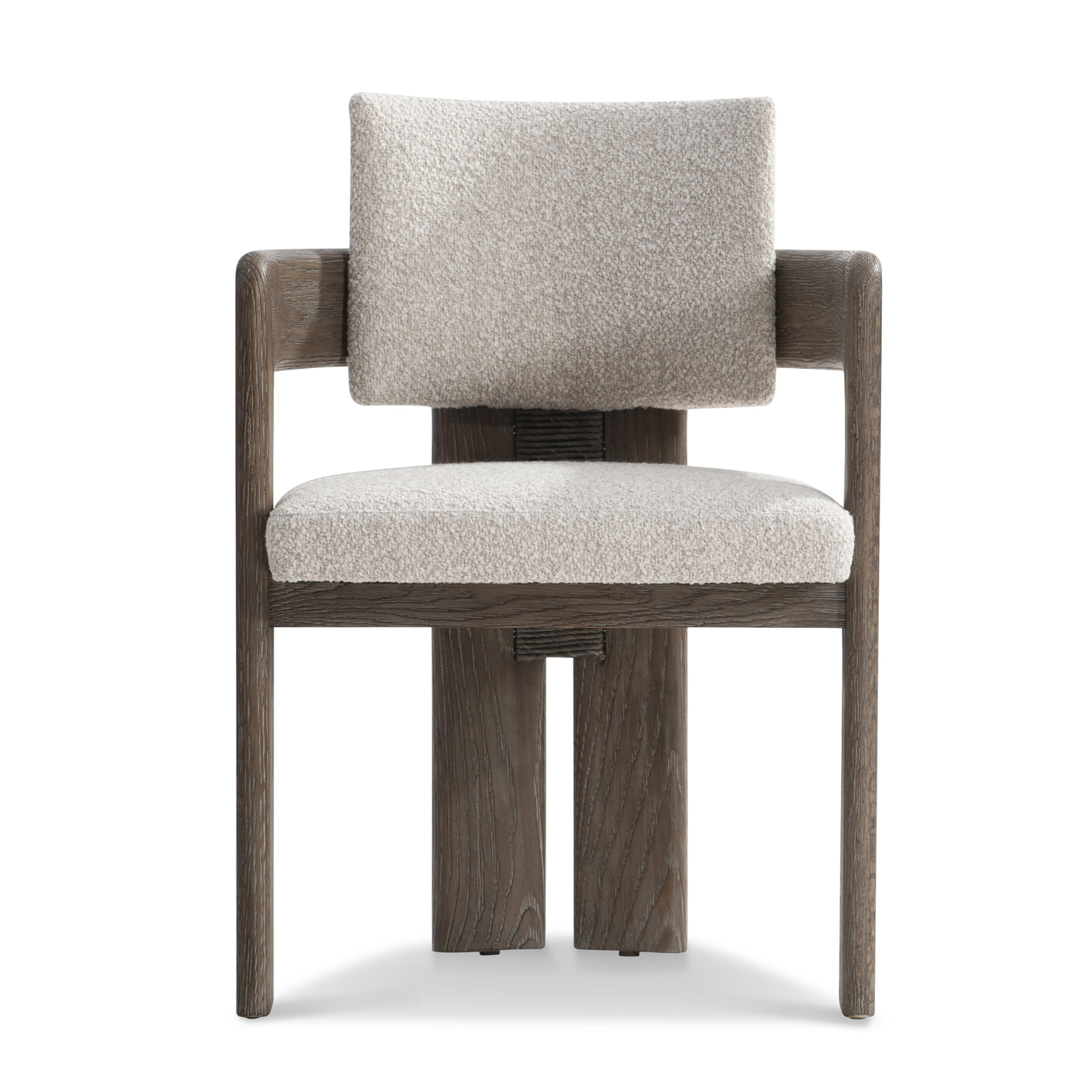 Bernhardt Casa Paros Fabric Upholstered Arm Chair with Curved Back