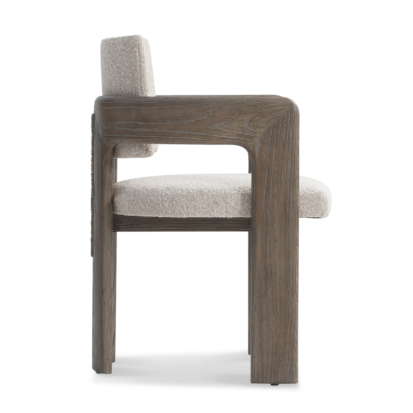 Bernhardt Casa Paros Fabric Upholstered Arm Chair with Curved Back