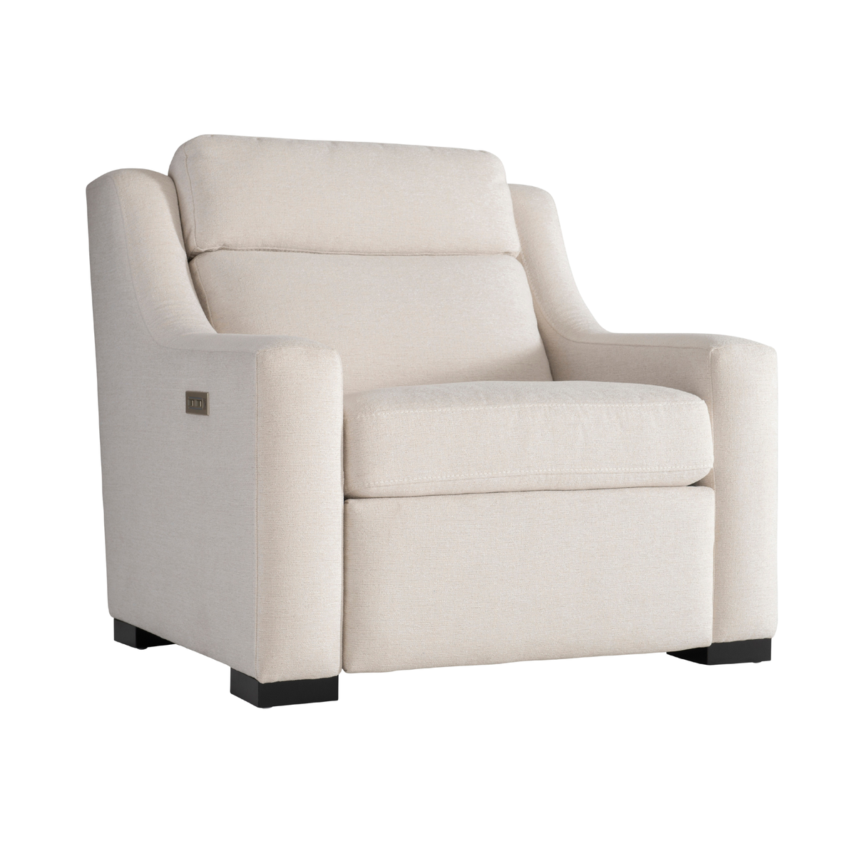 Bernhardt Germain Fabric Power Motion Chair with USB Charging-Comfort Design