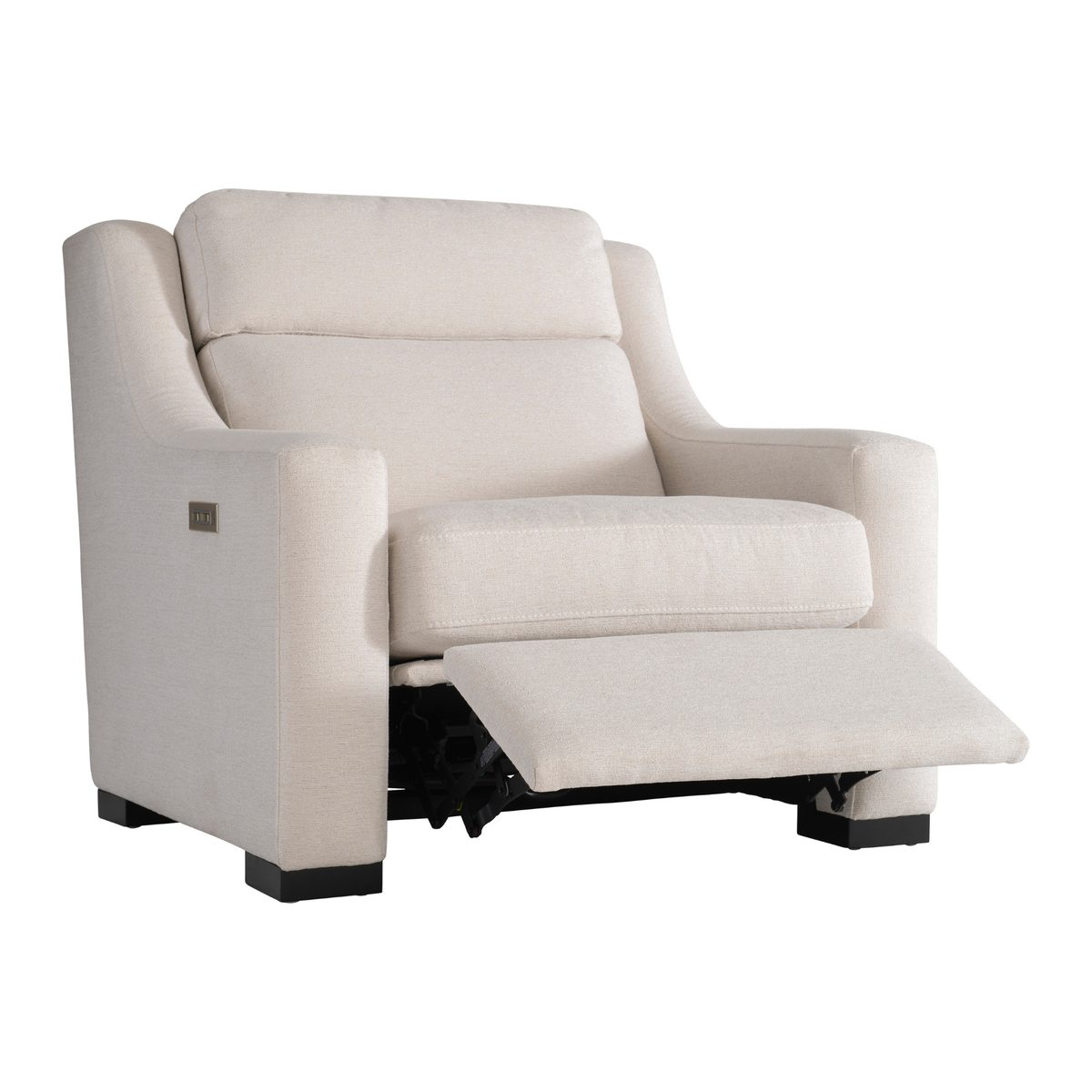 Bernhardt Germain Fabric Power Motion Chair with USB Charging-Comfort Design