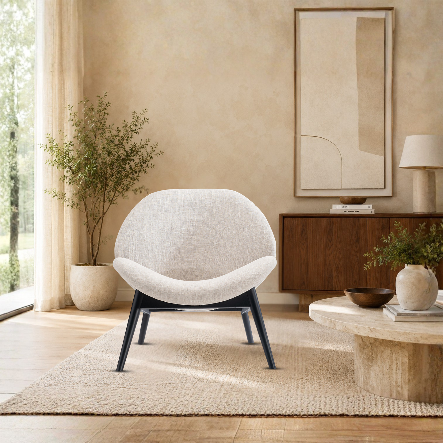 Bernhardt Jett Upholstered Fabric Accent Chair-Comfort Design