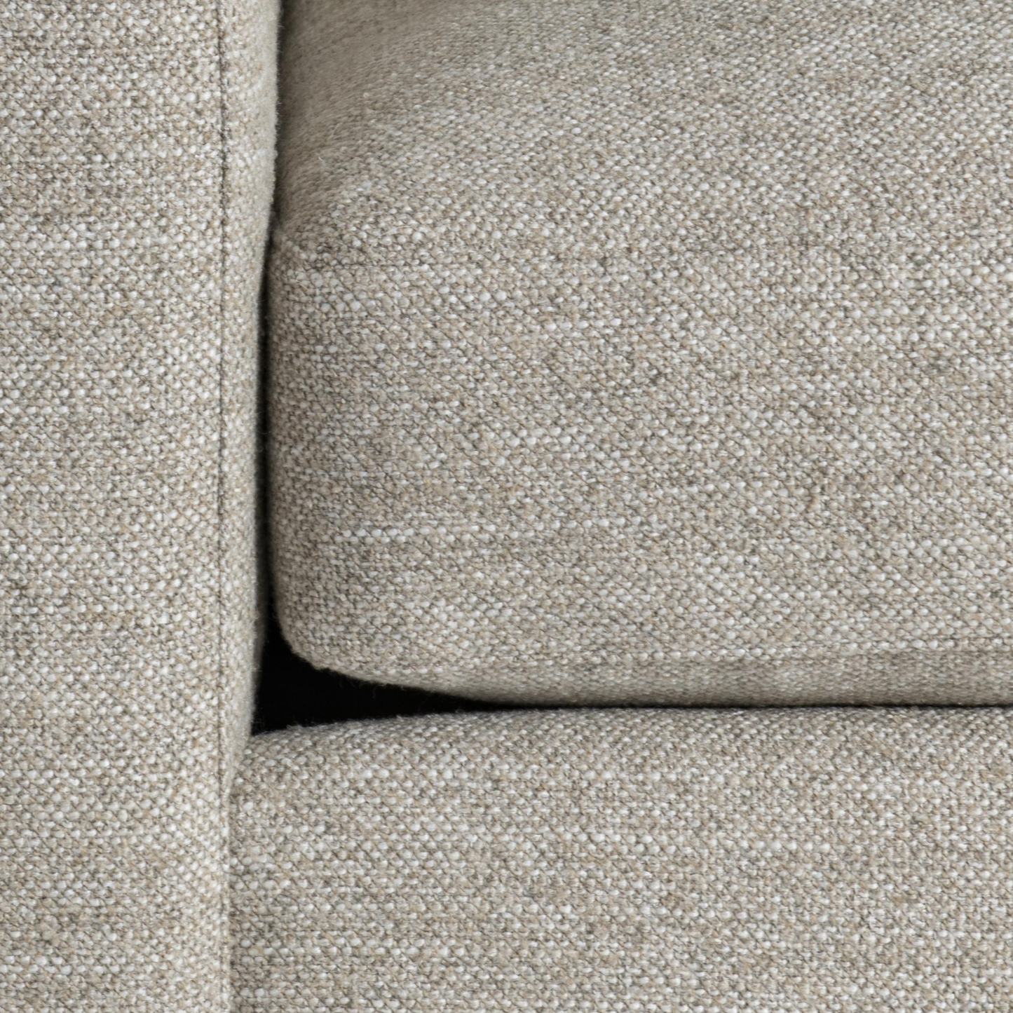 Bernhardt Keirnan Gray Fabric Sofa With Rolled Arms