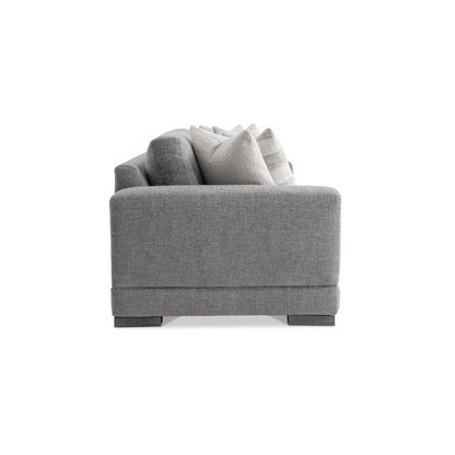 Bernhardt Living Lars Fabric Gray 3-Seater Sofa-ComfortDesign