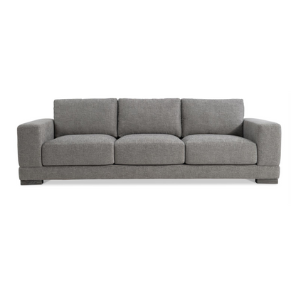 Bernhardt Living Lars Fabric Gray 3-Seater Sofa-ComfortDesign