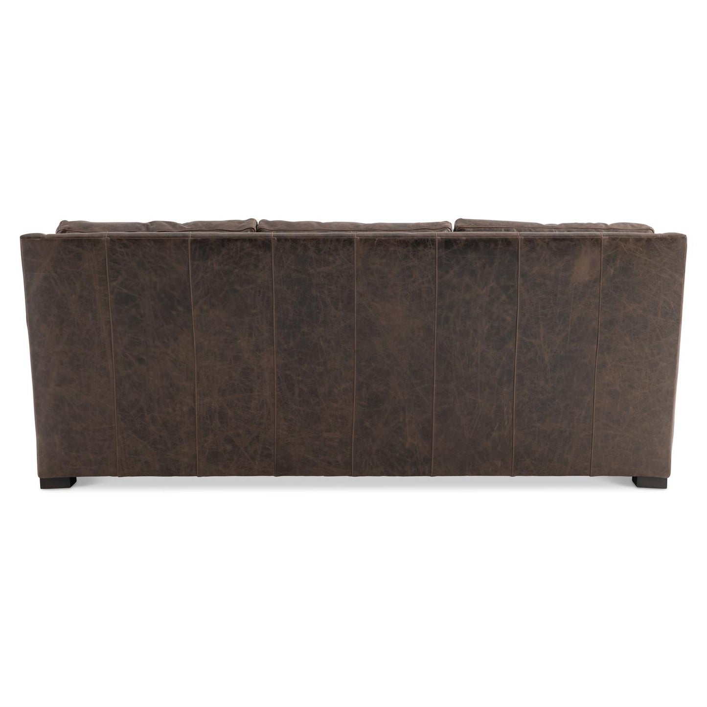 Bernhardt Living Ventura Leather Brown 3-Seater Sofa