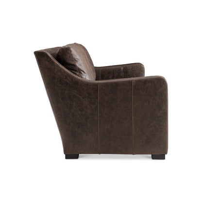 Bernhardt Living Ventura Leather Brown 3-Seater Sofa