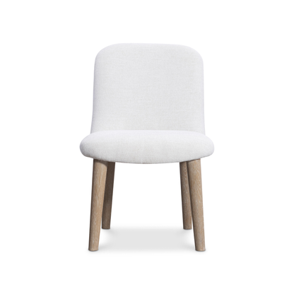 Bernhardt Loggia Fabric Upholstered Chair with Exposed Wood Legs-Comfort Design