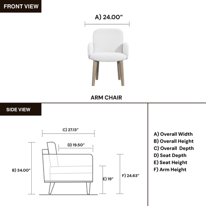 Bernhardt Loggia Fabric Upholstered Chair with Exposed Wood Legs-Comfort Design
