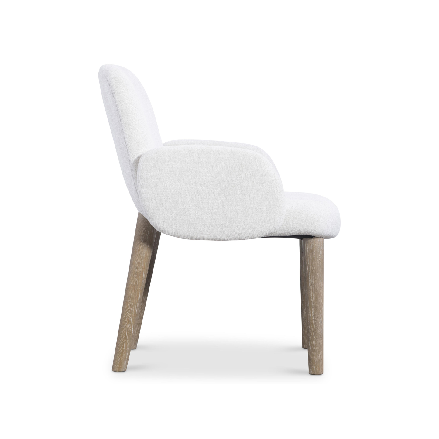 Bernhardt Loggia Fabric Upholstered Chair with Exposed Wood Legs-Comfort Design
