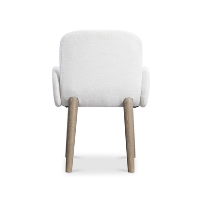Bernhardt Loggia Fabric Upholstered Chair with Exposed Wood Legs-Comfort Design