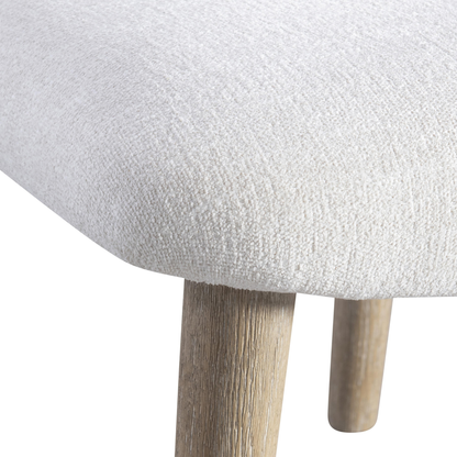 Bernhardt Loggia Fabric Upholstered Chair with Exposed Wood Legs-Comfort Design