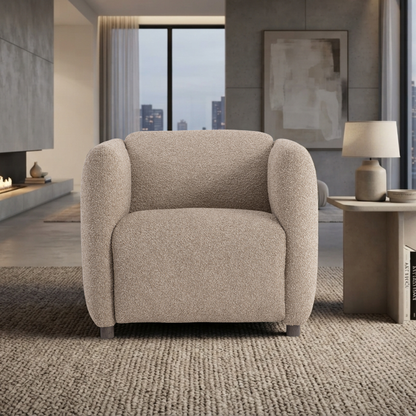 Bernhardt Luc Fabric Power Motion Chair with Pop-Up Headrest