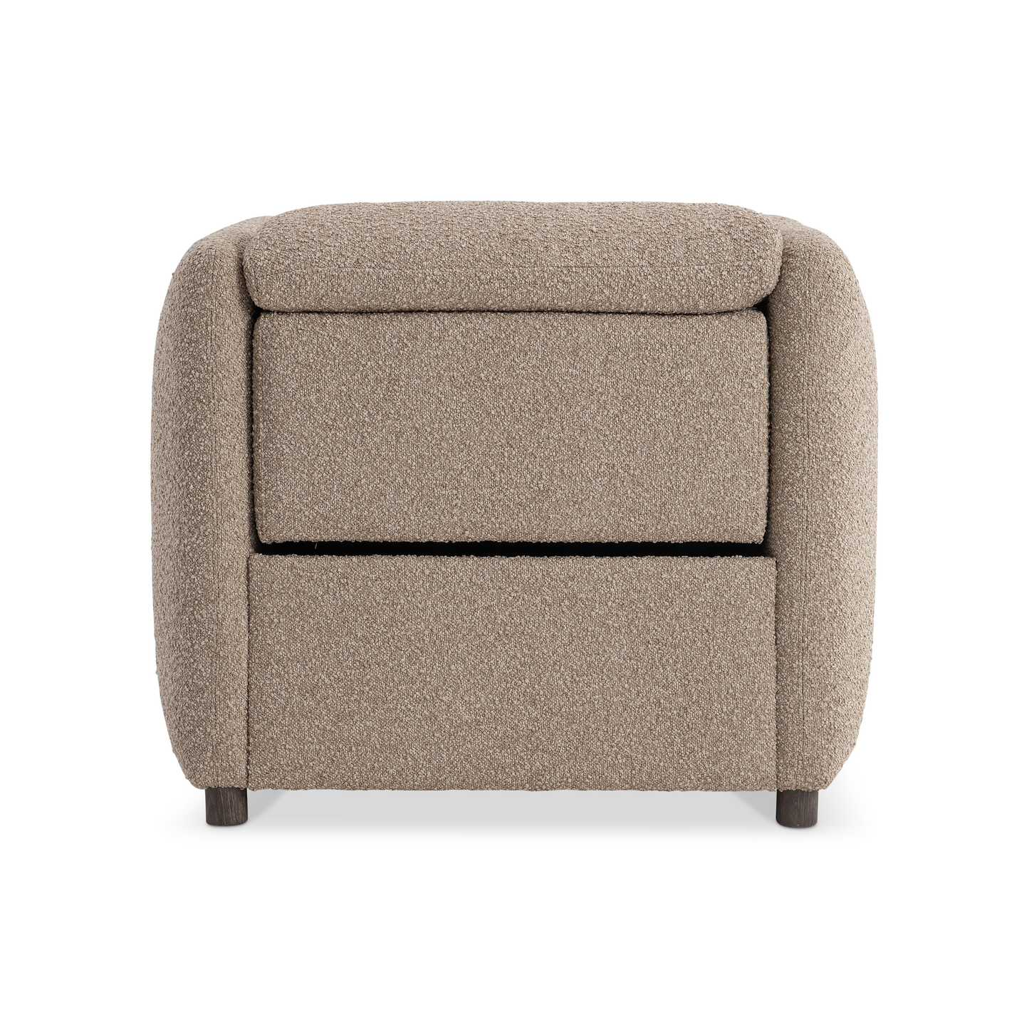 Bernhardt Luc Fabric Power Motion Chair with Pop-Up Headrest