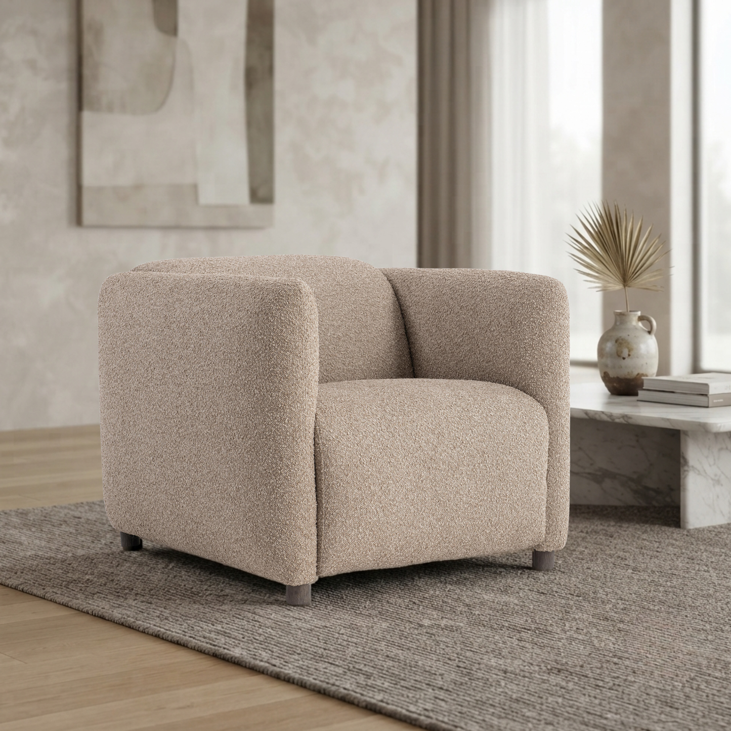 Bernhardt Luc Fabric Power Motion Chair with Pop-Up Headrest