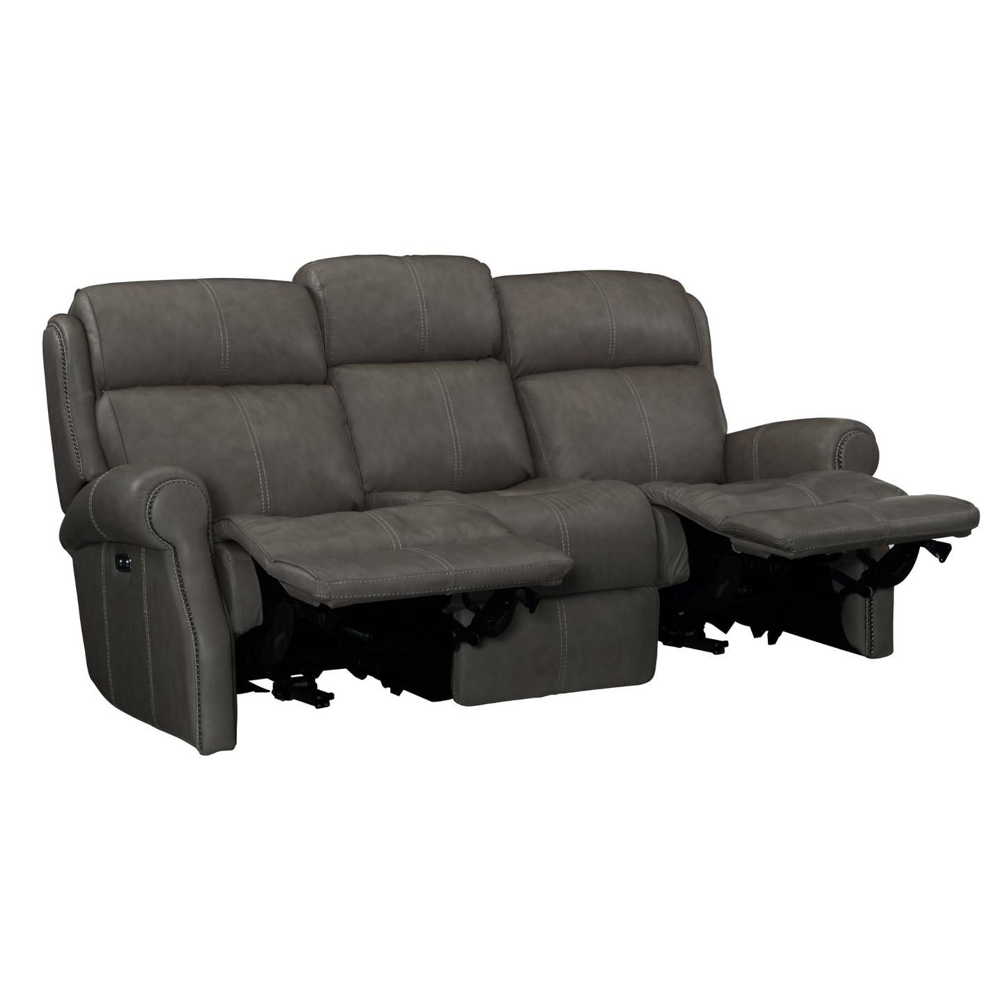Bernhardt McGwire Grain Leather Power Motion Sofa-ComfortDesign