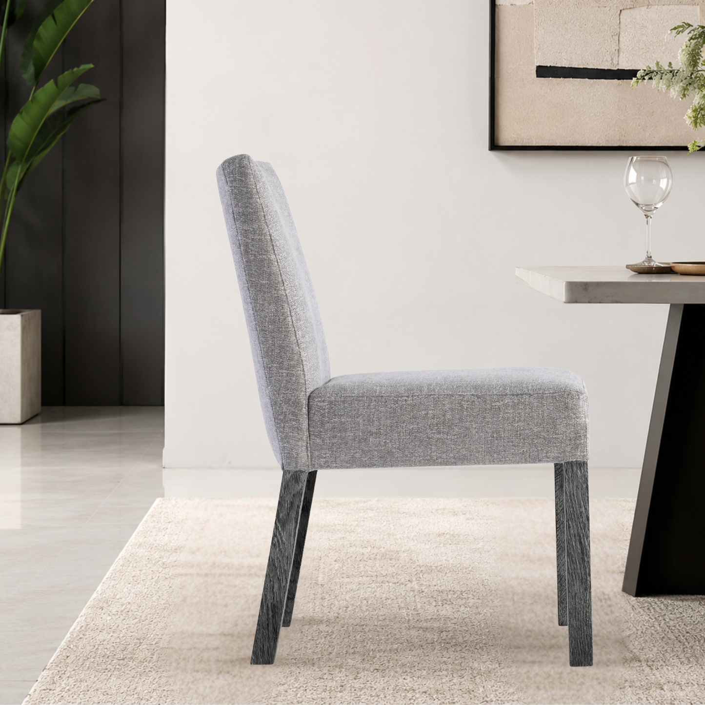 Bernhardt Menton Fabric Upholstered Arm Chair with Tack glides-Comfort Design