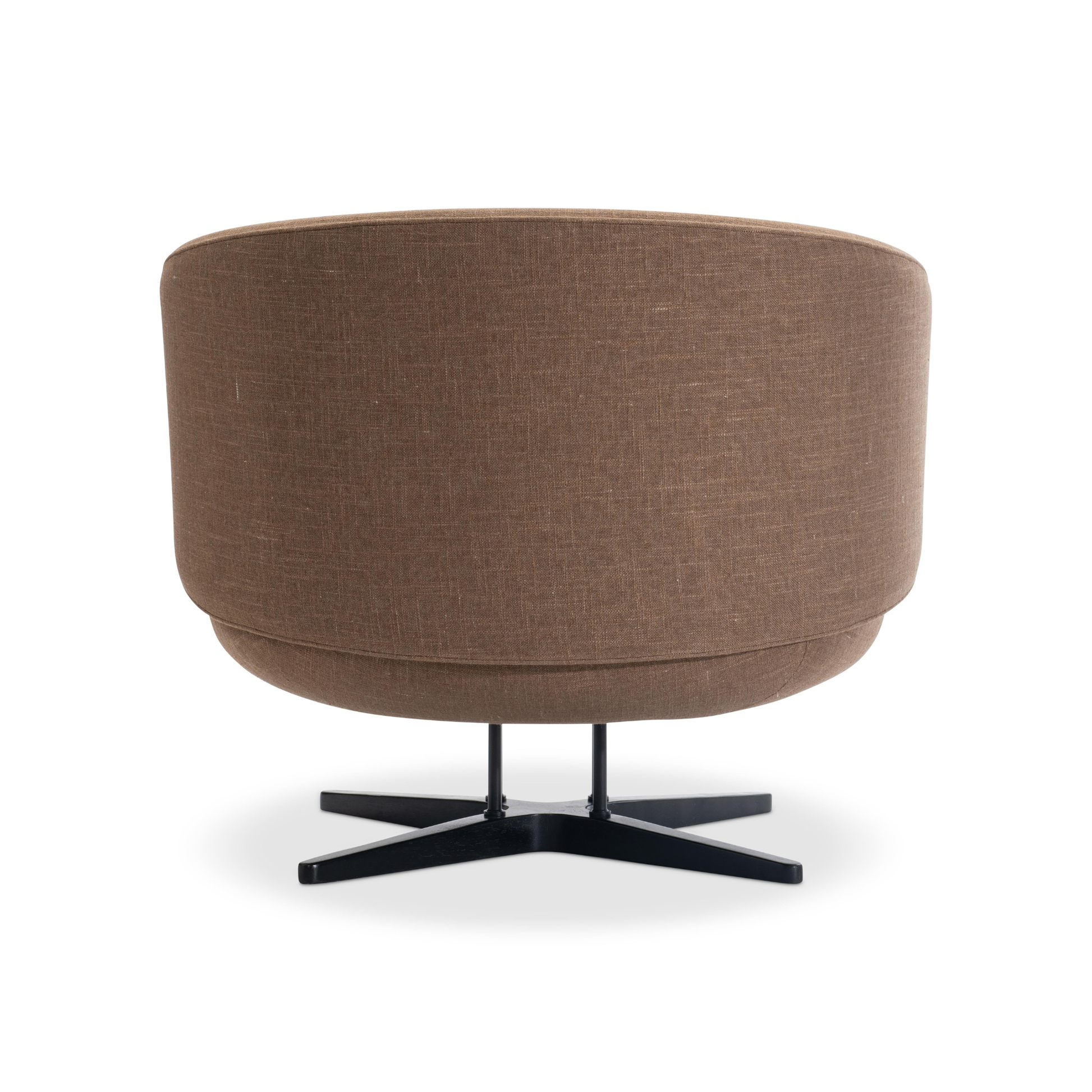 Bernhardt Moxi Modern Fabric Swivel Accent Chair with Metal Base-Comfort Design
