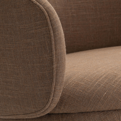 Bernhardt Moxi Modern Fabric Swivel Accent Chair with Metal Base-Comfort Design