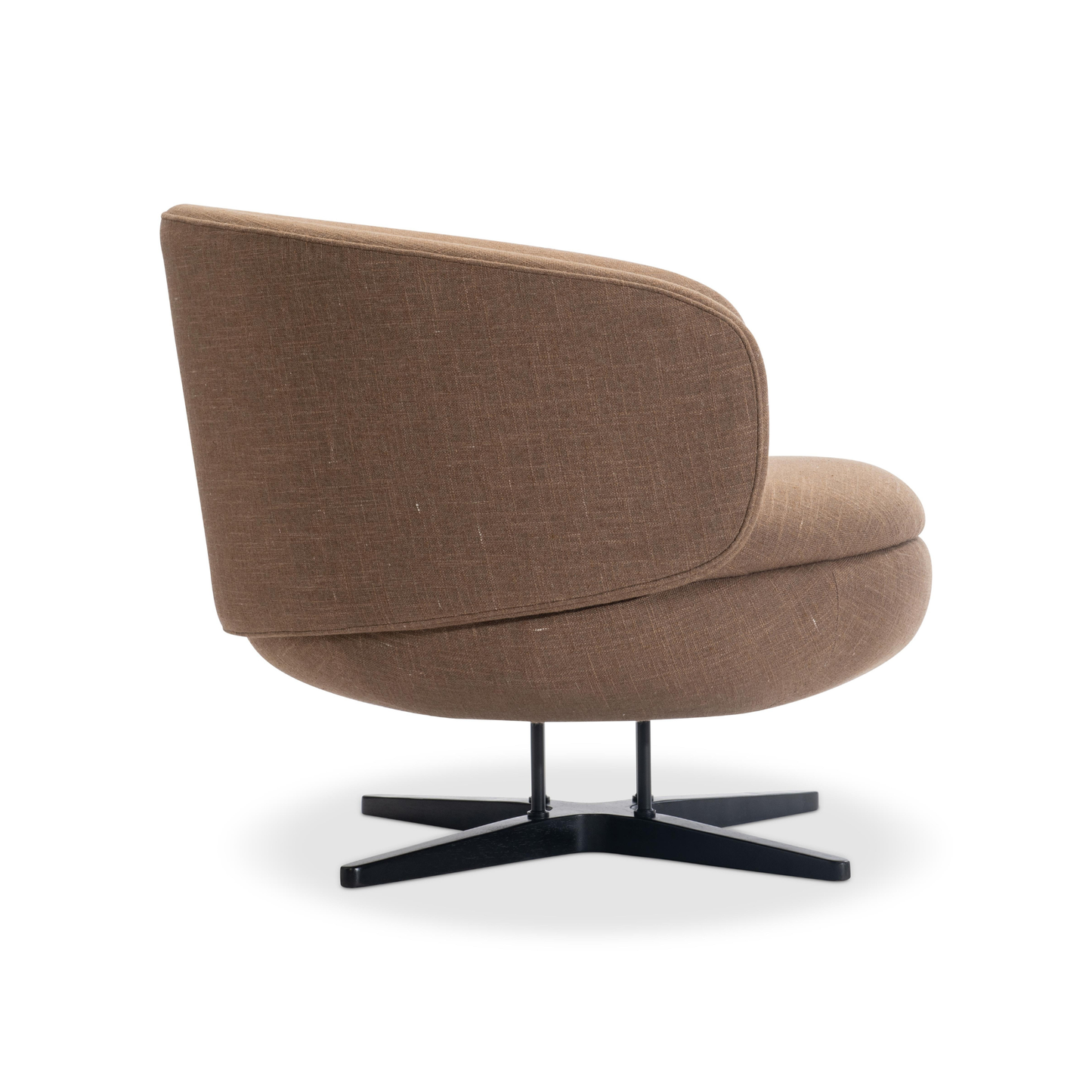Bernhardt Moxi Modern Fabric Swivel Accent Chair with Metal Base-Comfort Design