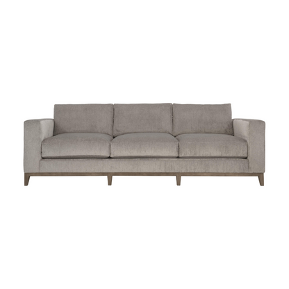 Bernhardt Noel 3-Seater Sofa with track arms and tapered legs. A modern twist on the classic club chair, blending comfort with contemporary style