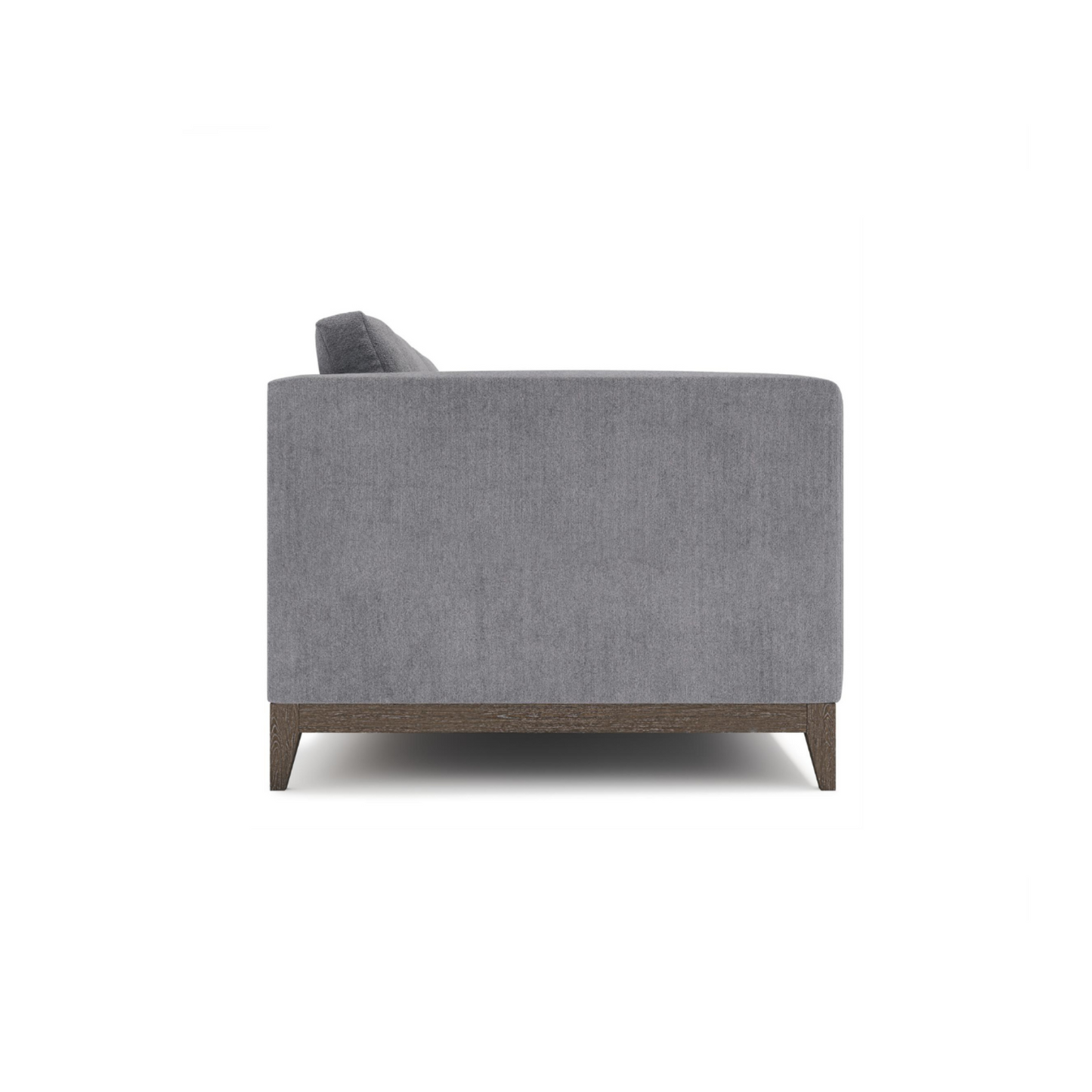 Bernhardt Noel Gray Fabric 2-Seater Loveseat Sofa with 2 Accent Pillows-ComfortFurniture
