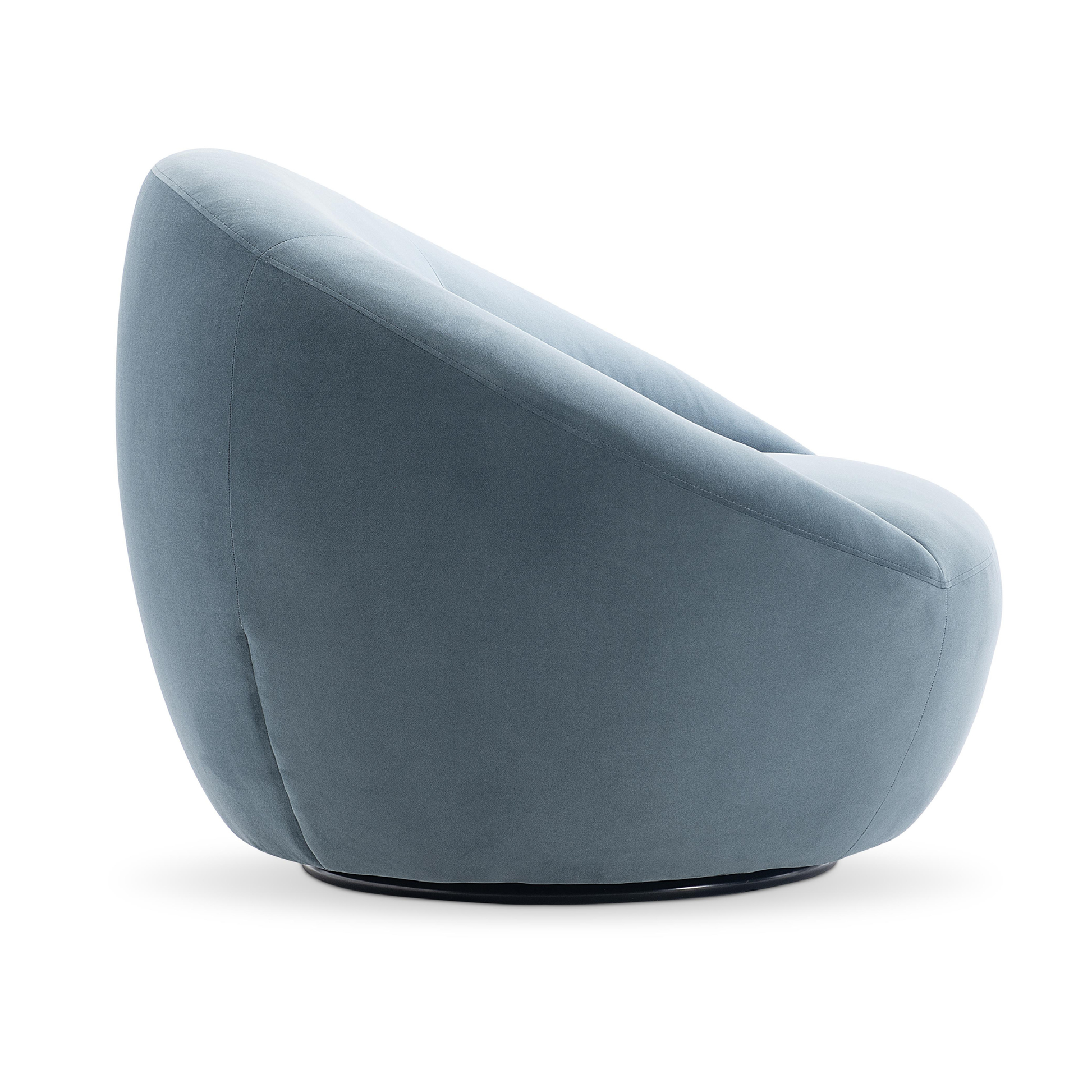 Bernhardt Rizz Upholstered Fabric Swivel Accent Chair-Comfort Furniture Design
