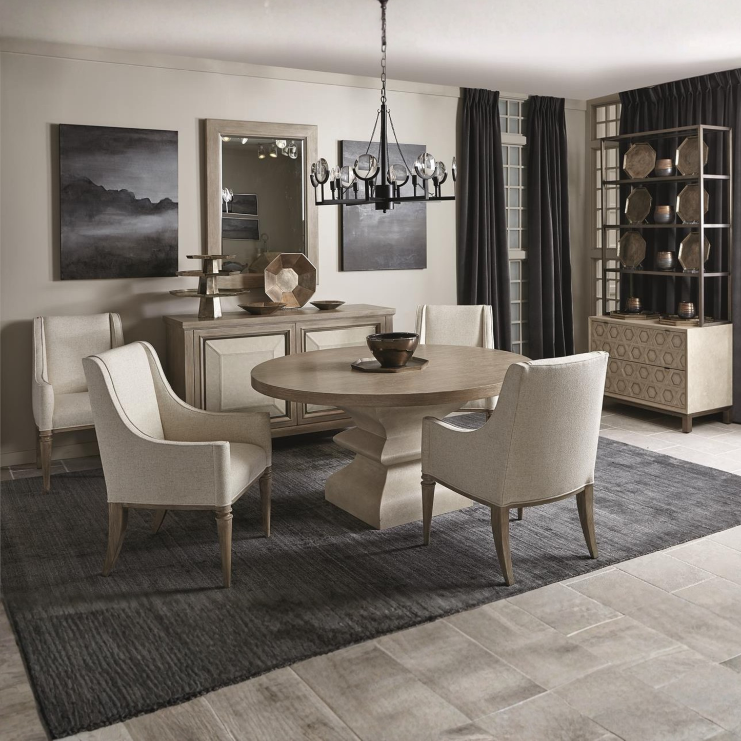 Bernhardt Santa Barbara Polyester Upholstered Dining Chair