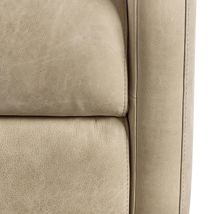 Bernhardt Sierra Leather Power Motion Recliner Chair with Power Headrest-Comfort Design