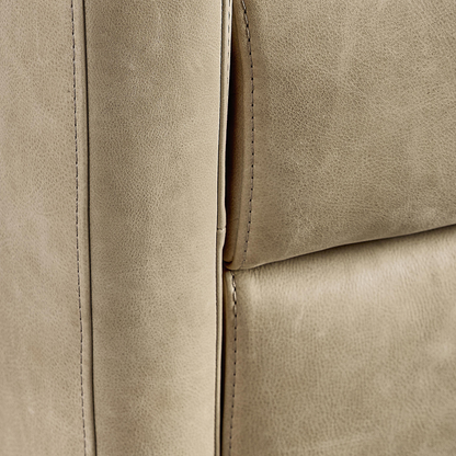 Bernhardt Sierra Leather Power Motion Recliner Chair with Power Headrest-Comfort Design