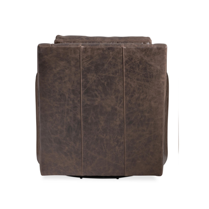 Bernhardt Ventura Leather Swivel Chair