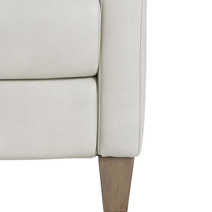 Bernhardt Weller Leather Power Motion Recliner Chair with USB Charging Port-Comfort Design