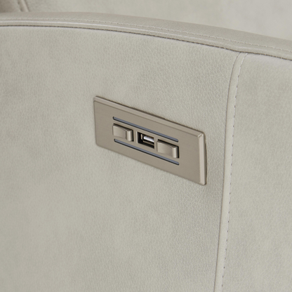 Bernhardt Weller Leather Power Motion Recliner Chair with USB Charging Port-Comfort Design