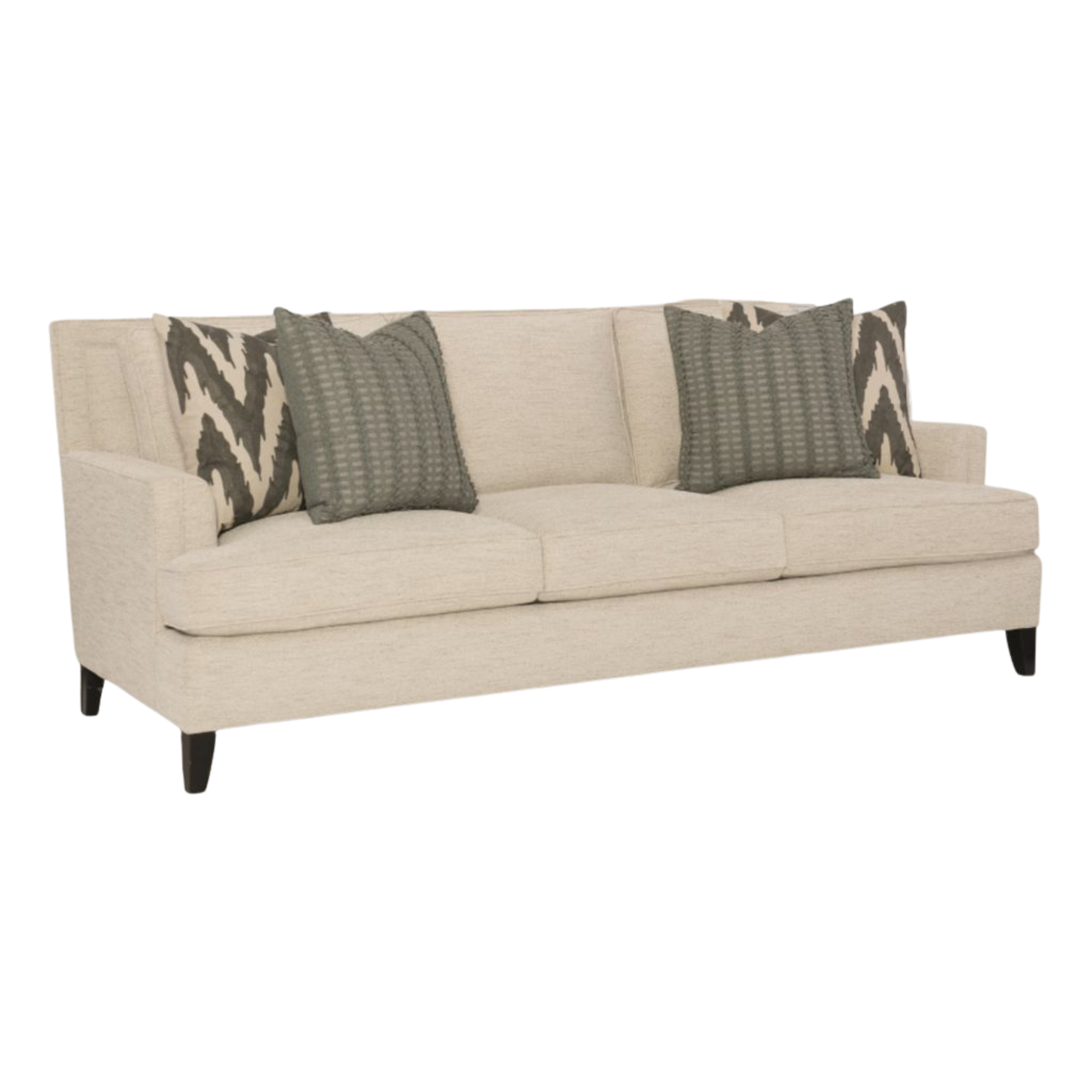 Bernhardt Addison Cream Fabric 3-Seater Sofa