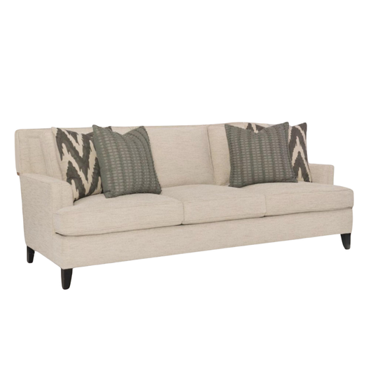 Bernhardt Addison Cream Fabric 3-Seater Sofa
