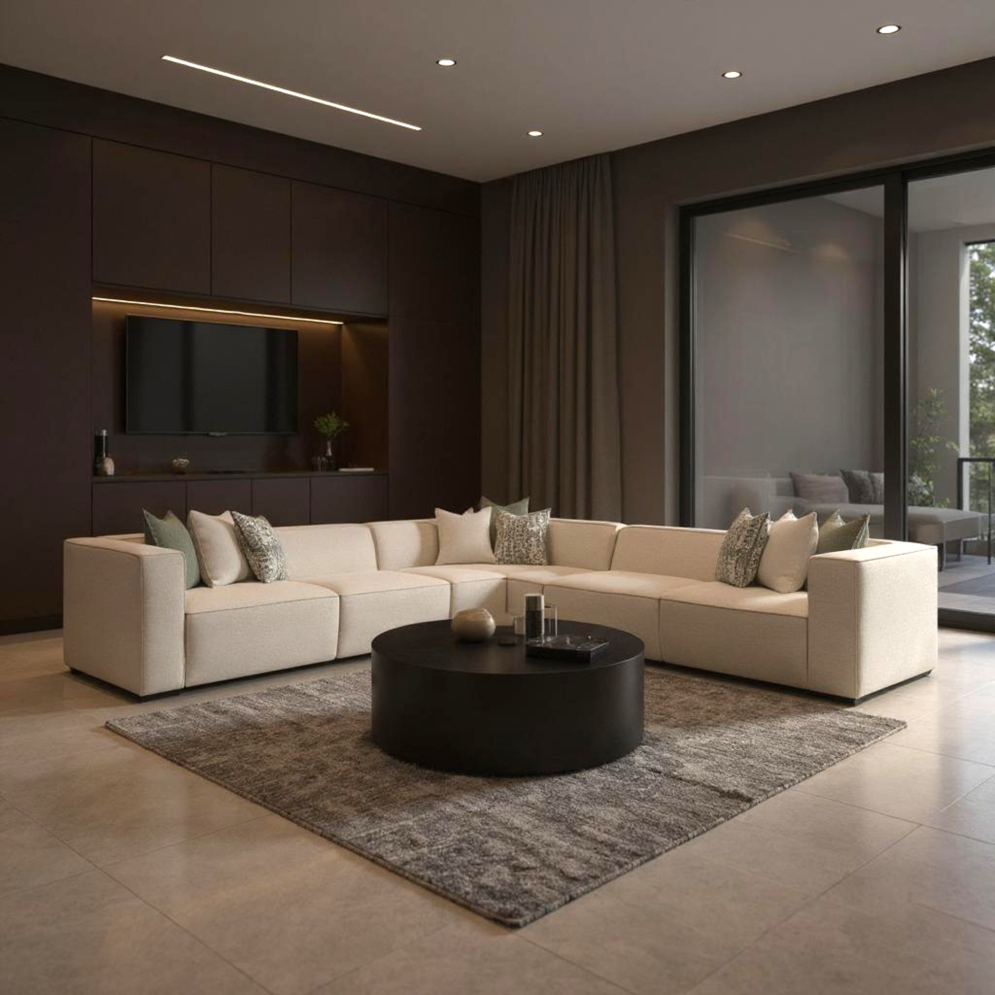 Bernhardt Bliss Fabric Sectional Sofa-Comfort Furniture