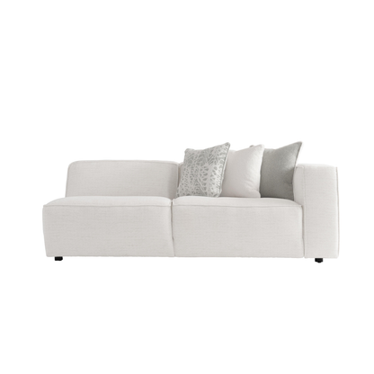 Bernhardt Bliss Cream Fabric Modular Sectional Sofa