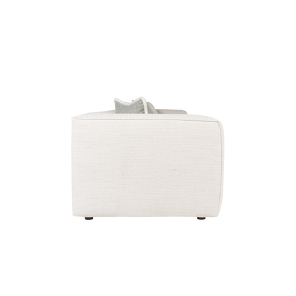 Bernhardt Bliss Cream Fabric Modular Sectional Sofa