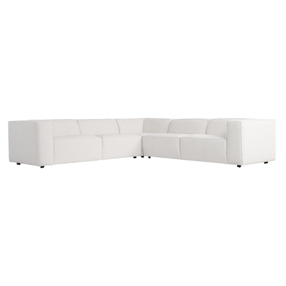 Bernhardt Bliss Cream Fabric Modular Sectional Sofa