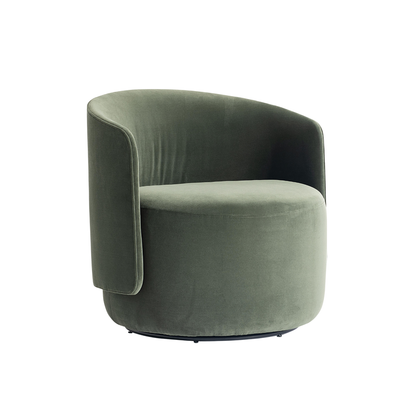 Bernhardt Crosby Upholstered Fabric Swivel Chair
