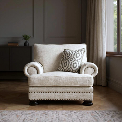 Bernhardt Foster Fabric Chair with Spring Down Cushion-Comfort Furniture