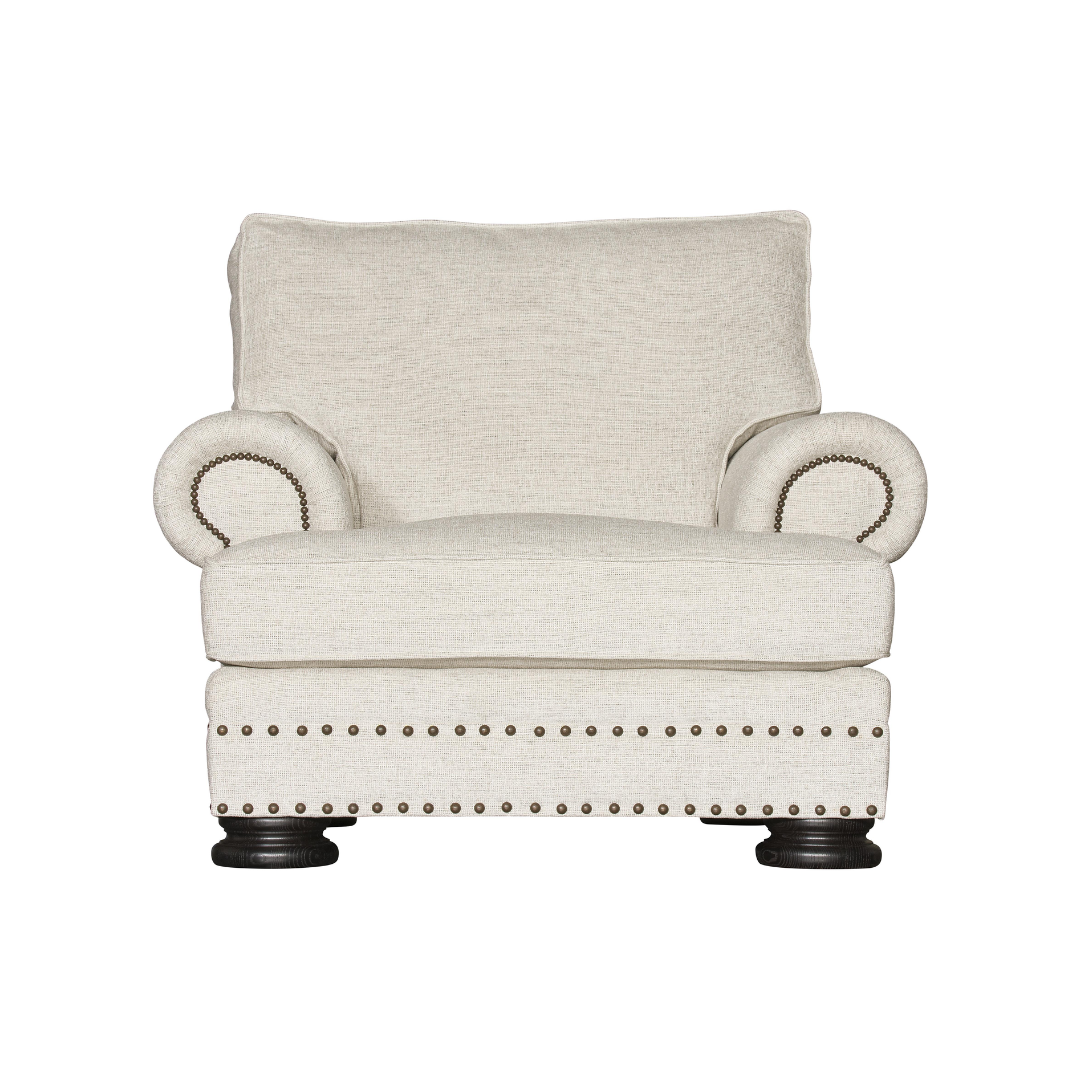 Bernhardt Foster Fabric Chair with Spring Down Cushion-Comfort Furniture