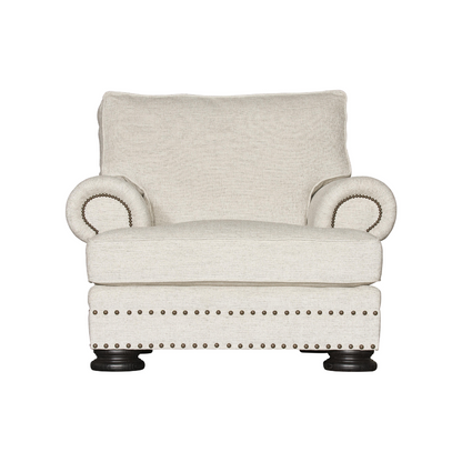 Bernhardt Foster Fabric Chair with Spring Down Cushion-Comfort Furniture