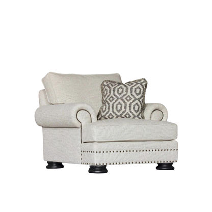 Bernhardt Foster Fabric Chair with Spring Down Cushion