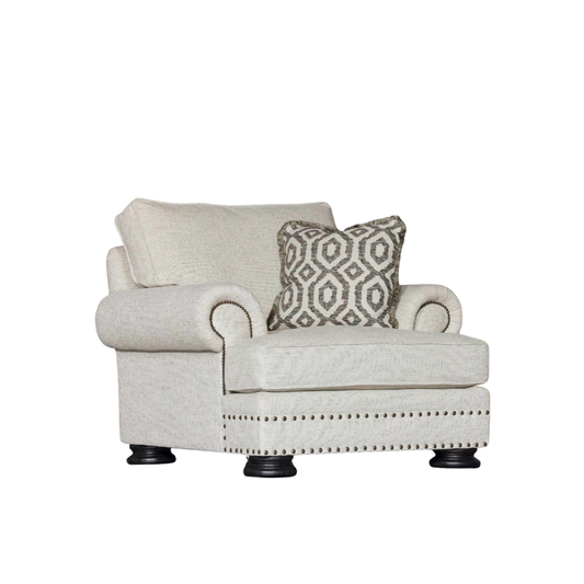 Bernhardt Foster Fabric Chair with Spring Down Cushion