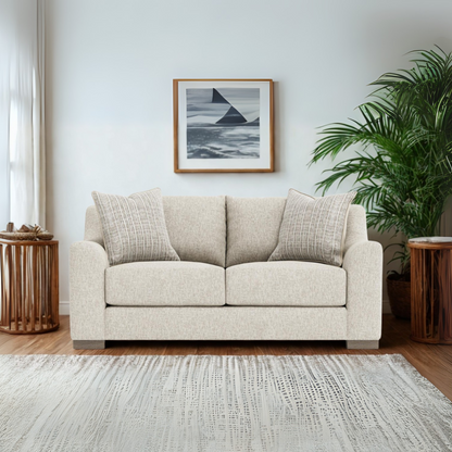 Bernhardt Gabi Beige Fabric Loveseat Sofa-Comfort Furniture