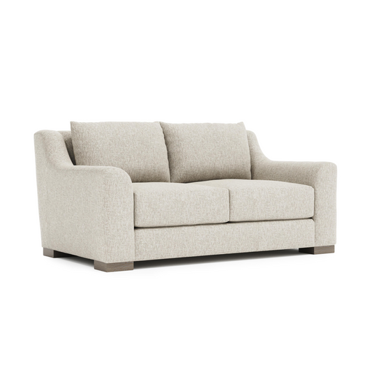 Bernhardt Gabi Beige Fabric Loveseat Sofa