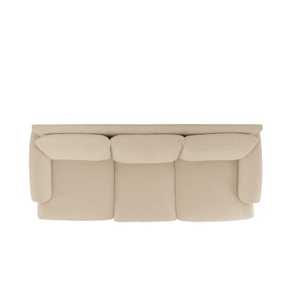 Bernhardt Isabella Fabric Beige Grey 3-Seater Sofa