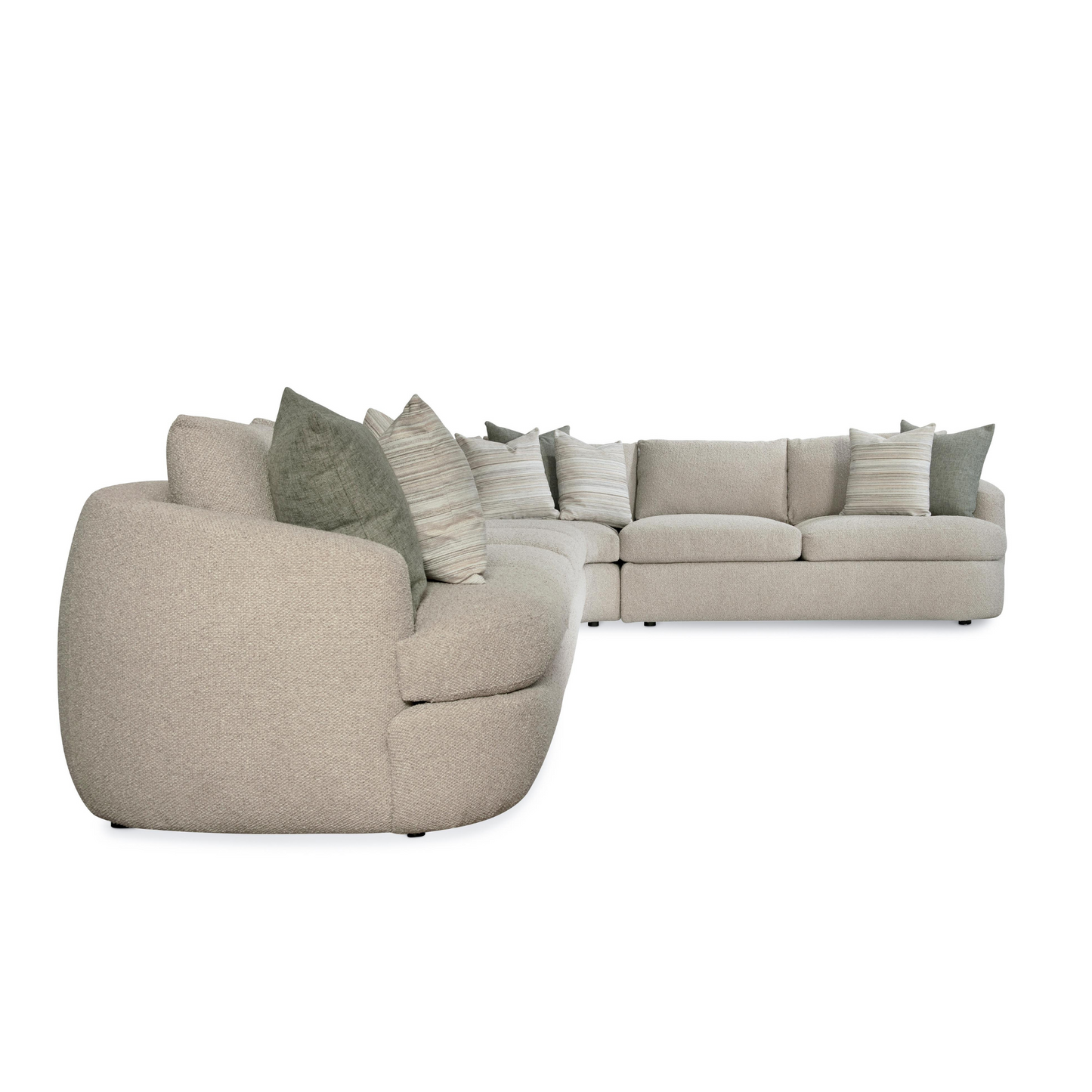 Bernhardt Jules Fabric 5 Piece L-Shape Sectional Sofa-ComfortDesign