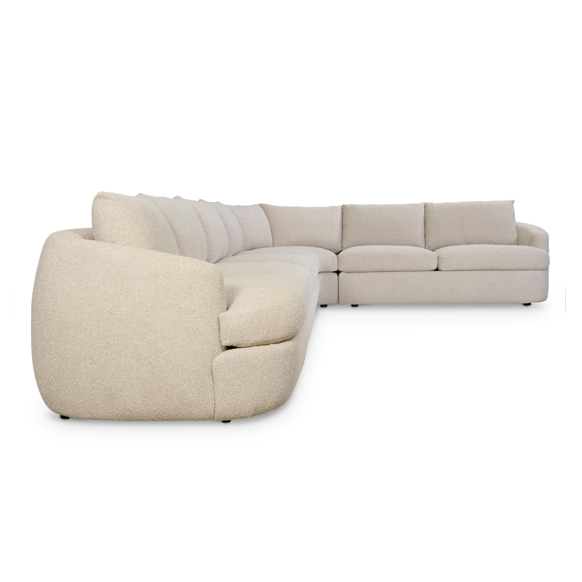 Bernhardt Jules Fabric 5 Piece L-Shape Sectional Sofa-ComfortDesign