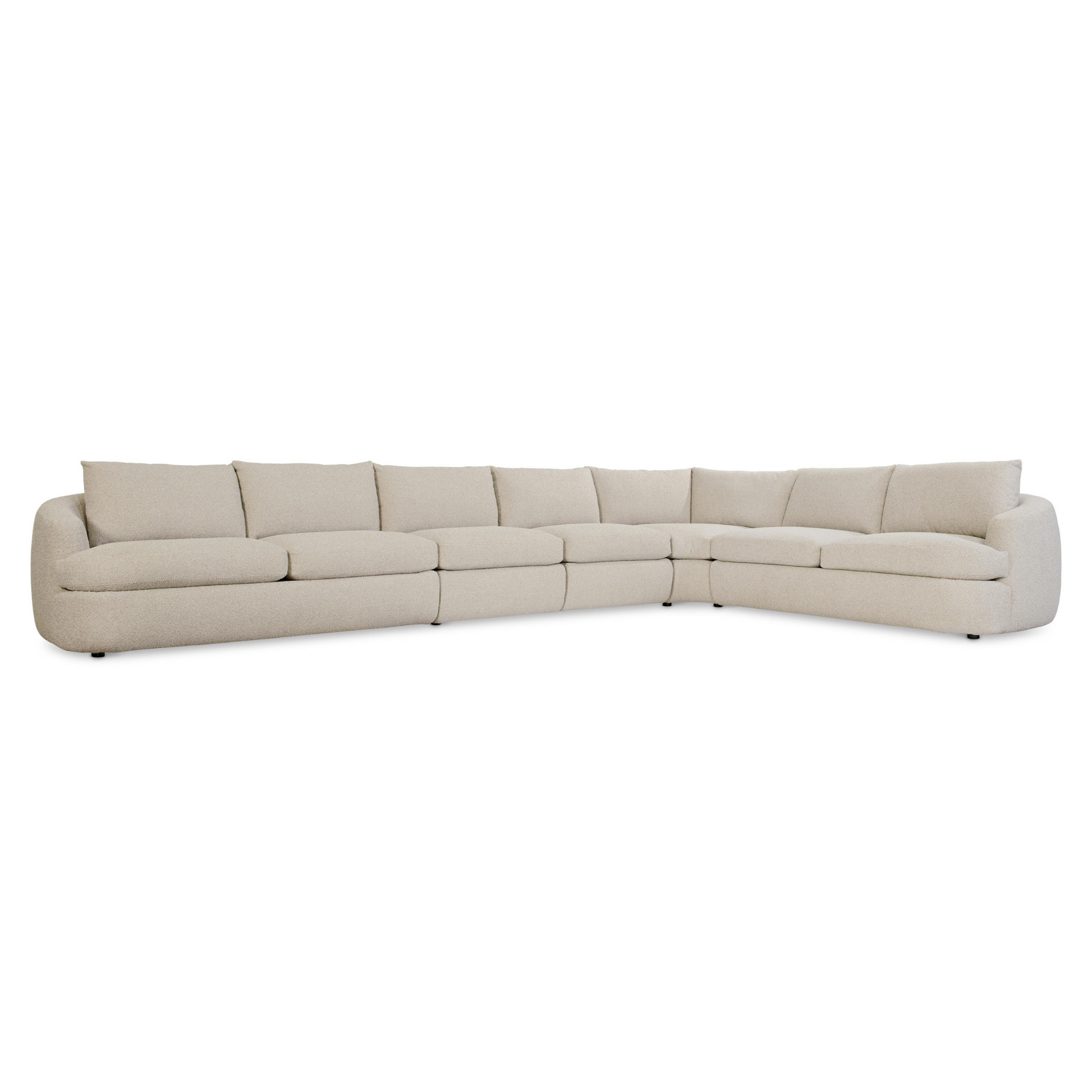 Bernhardt Jules Fabric 5 Piece L-Shape Sectional Sofa-ComfortDesign